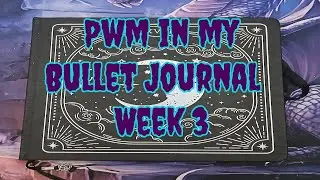 Plan Week 3 With Me in My Bullet Journal