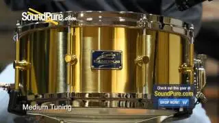 Малый барабан Canopus 6.5x14 The Brass Polished Shell - Quick n' Dirty