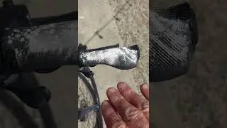 Fix sticky hand grips on your bike