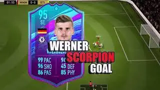 WERNER 95 SCORPION GOAL FIFA 20 SKILLS