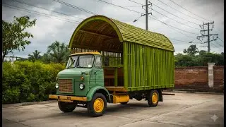 That's Interesting - He Transformed A Dilapidated Old Car Into A Unique Camping Vehicle.