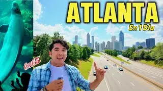 ATLANTA en 1 día: Aeropuerto más transitado, Coca-Cola, Acuario y el puente de los zombies