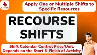 How does Resource Shift Calendar in Primavera P6 work | Scheduling With Shifts in Primavera P6 | #p6