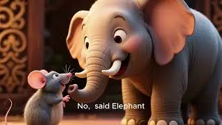 The Little Mouse and the Elephant: | A Heartwarming Bedtime Story for Kids | Animated