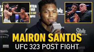 Mairon Santos Explains Move To 'Fighting Nerds' Gym, Reacts To WIn Over Muhammad Naimov At UFC 323