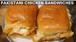 Pakistani Chicken and Cheese Sandwiches