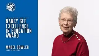 MPSEF Nancy Gee Excellence in Education Award 2025 | Mabel Dowler