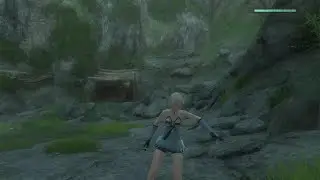 NieR Replicant: Kaine kills the cameraman