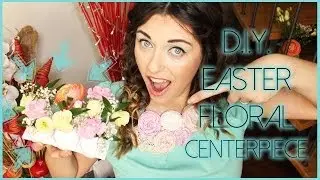 D.I.Y.  Easter floral eggshells centerpiece ♡ Centrotavola floreale con gusci delle uova