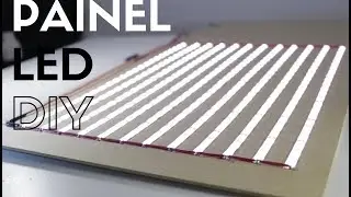DIY Painel Fita de LED Softbox caseiro (Panel Led Strip) Studio Light