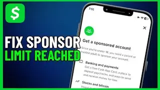 How to Fix Sponsor Request Limit Reached on Cash App | Full Guide (2024)