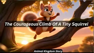 The Courageous Climb Of A Tiny Squirrel: The Great Oak Challenge | Animal Kingdom Story 