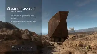 Battlefront 1 - Walker Assault on Jundland Waste gameplay!