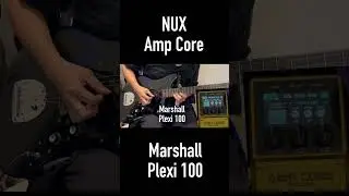 NUX Amp Core Marshall Plexi 100 Sound Demo #shorts