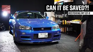 Restoring The DESTROYED Paint On My R34 GT-R!