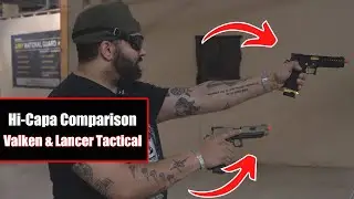 Putting The Lancer Tactical and Valken Hi-Capa Pistols Side By Side - Airsoft Review