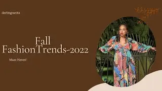 MUST HAVE FALL FASHION TRENDS for Fall 2022: Get Them Now Before They're Gone! | Darlingranita