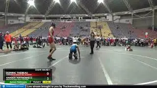 14U 149 Vander Mathiowetz Wabasso-Red Rock Central Vs Dominic Thebeau Greenfield Wrestling Academy