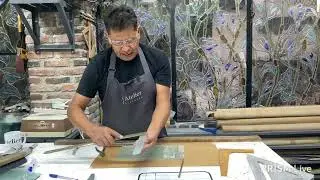 Uso de escantillón - Atelier Vitrales