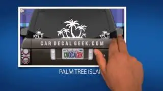 10 Amazing Tropical Car Window Decals & Stickers