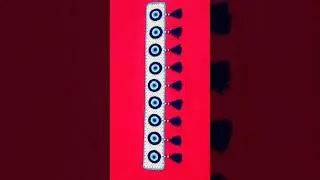 Evil Eye Door Toran #crochet #trending #shorts #evileye #diy #art #craft #toran #handmade #toran