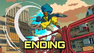 Bomb Rush Cyberfunk [Gameplay / Walkthrough Ending]