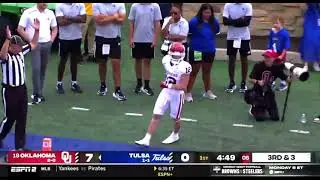 Drake Stoops receiving touchdown