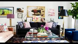 Living Room Design Ideas Black Leather Couch