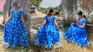 Maxi cutting and stitching in Tamil