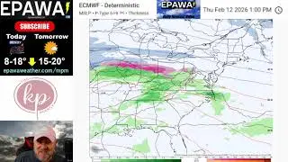 Weekend video forecast for February 7th/8th