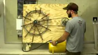 Bicycle Wheel Whistling Pipe Organ