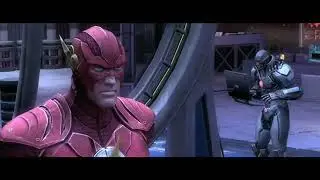 CYBORG PELEA CONTRA Deathstroke 🎮NUEVO_GAMEPLAY INJUSTICE GODS AMONG US_escenA