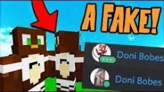 CONFRONTING A FAKE DONI BOBES ON SKYPE! (Minecraft Trolling)