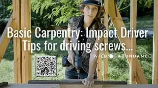 How to Drive a Screw with an Impact Driver: Basic Carpentry tips for self-taught DIY builders