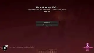 D&eacute;couverte MINECRAFT : Les ravages de Minecraft | #lagameuseelle sur #Twitch