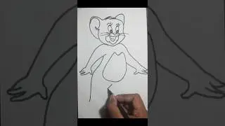Tom and Jerry drawing easy ll Tom and Jerry cartoon #drawing #artwork #reels