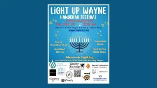 Фестиваль Хануки «Light Up Wayne» и зажигание меноры в поселке Раднор (2025)