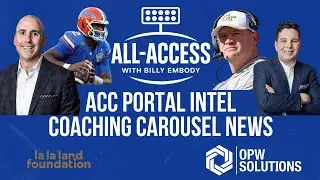 All-Access AM: ACC Transfer Portal intel, recruiting class recaps, coaching carousel updates 📱