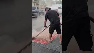 A Closer Look on GROSS Dust Buildup in the Rug #rugcleaningservice  #shorts #rugcleaning #rug