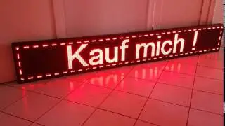 BIG LED MATRIX SIGN Promo/Test Video :)