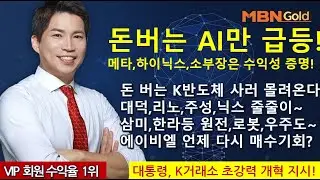 주도주마스터  최현덕대표(26.01.30)돈버는 AI만 급등!메타,하이닉스,소부장은 수익성 증명!돈 버는 K반도체 사러 몰려온다,대덕,리노,주성,닉스~삼미,한라등 원전,로봇,우주도