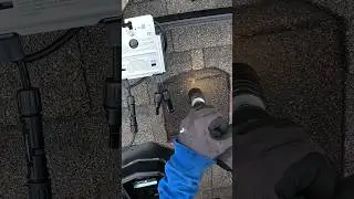 Communication via roof 💯 #soladeck #solarinstall #satisfying #holesaw #solarinstaller