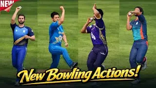 New Update✨| All New Bowling Actions | Realistic Motion - Capture | #dreamcricket 