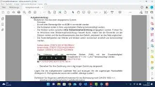 Aufg. 9 &ndash; FEM-Modell mit InfoCad (Klausur WiSe 22/23)