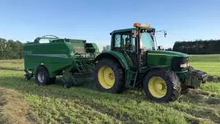 Belowanie Sianokiszonki 3.Pokos | John Deere 6420s and McHale Fusion 2