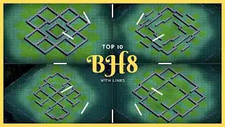New Builder Hall 8 Base With Copy Link | Best BH8 Base Design With Replays - Clash Of Clans