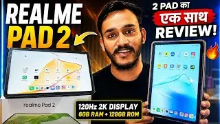 Realme pad 2 dual review 😱 | 6 Ram 128 | only 13999/- | online study OTT Work best Pad #day10video