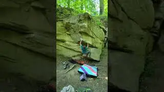 The POO Ar&ecirc;te, V2+ - Chippewa Creek Bouldering - Brecksville, OH