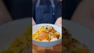 Gochujang Butter Shrimp Pasta!#shorts #pasta #food #cooking #easyrecipe #recipe #korean #pastarecipe