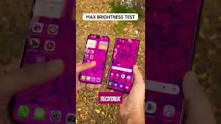 iPhone 14 Pro vs Samsung S22 Ultra - Max Brightness Test 🤯 #shorts